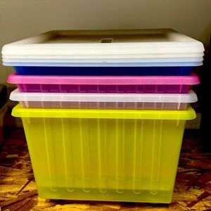 IKEA rolling storage totes